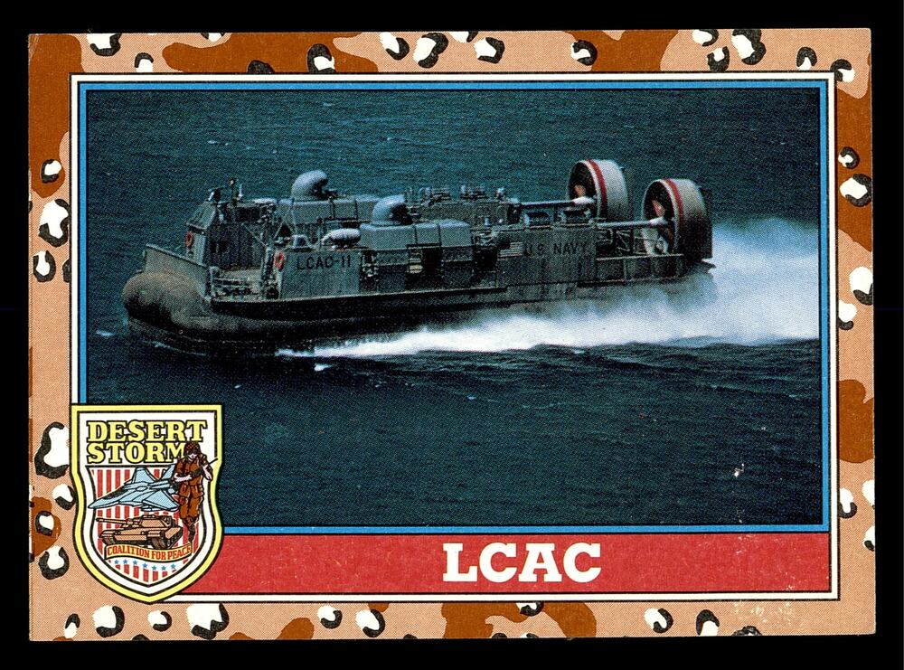1991 Topps Desert Storm #103 LCAC Card